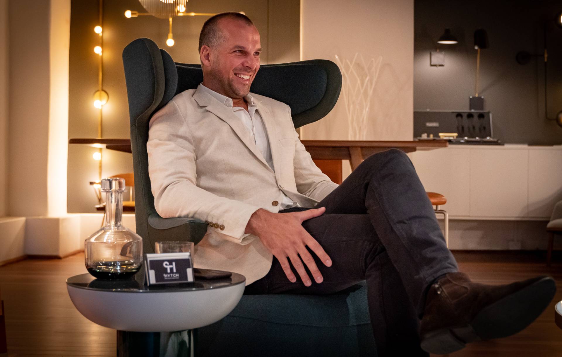 professional man on a date
