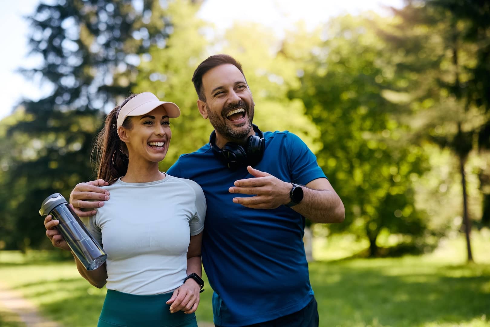 man and woman in out doors